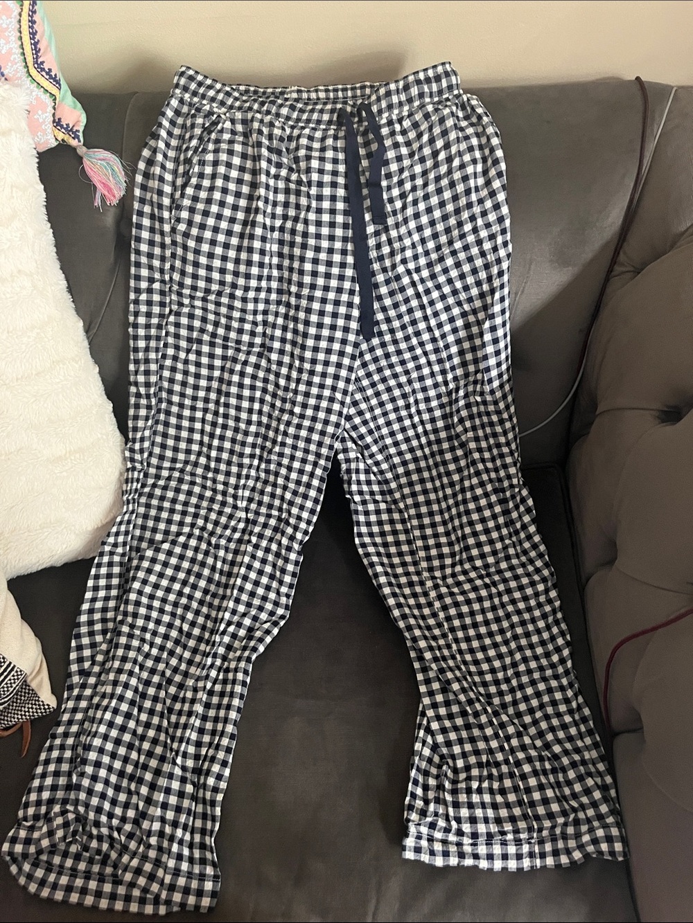 Uniqlo Gingham Lounge Pants